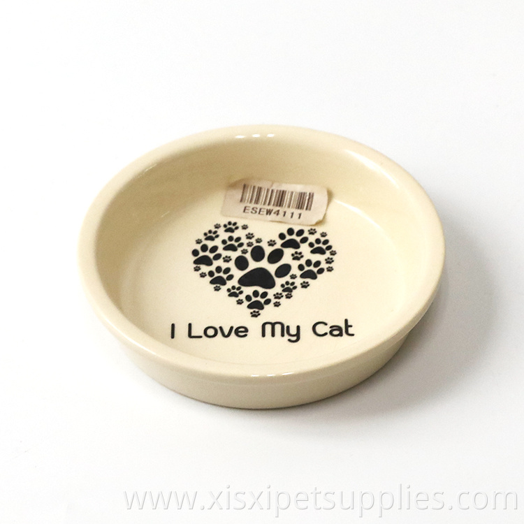 Wholesale Pet Food Bowl Ceramic cat bowl Cat Ceramic Bowl
